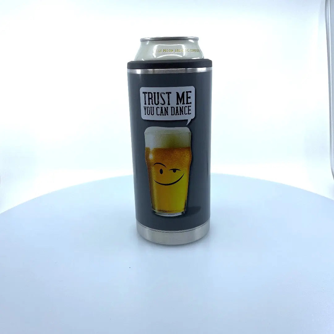 Metal Insulated 24 Oz Can Cooler - 6 Pieces Per Retail Ready Display 22273 ROUGHNECK