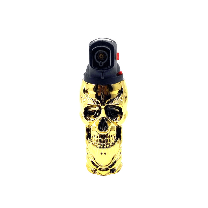 Metallic XXL Skull Torch Lighter - 9 Pieces Per Retail Ready Display 41422 SMOKEZILLA