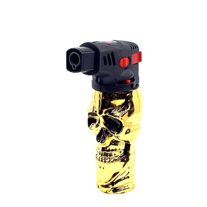 Metallic XXL Skull Torch Lighter - 9 Pieces Per Retail Ready Display 41422 SMOKEZILLA