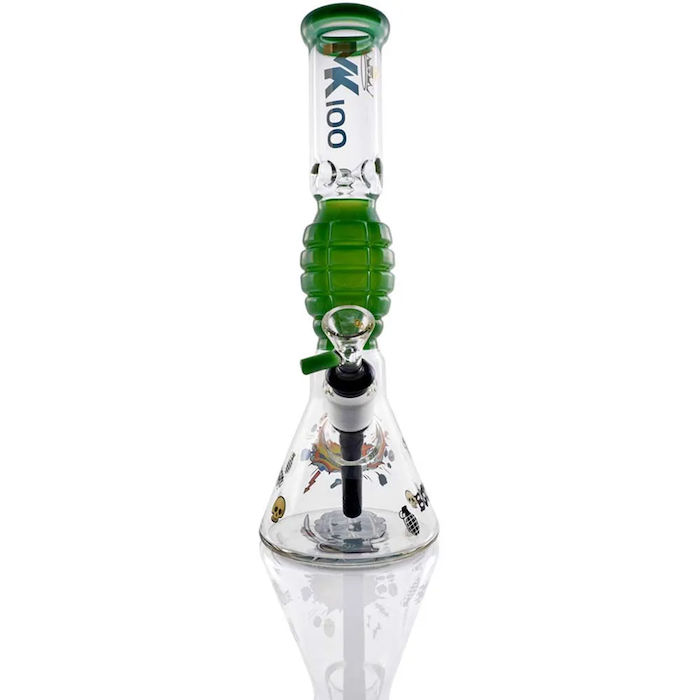 MK Glass Grenade Water Pipe