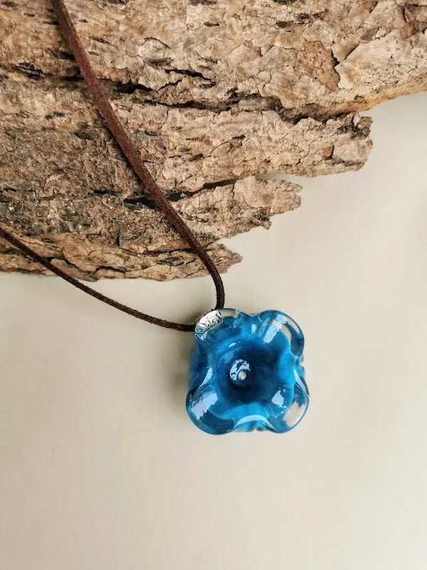 Hand Blown Glass Pendant - Style 14