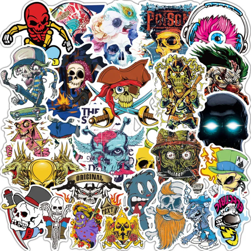 Horror-Themed Sticker (pack of 50)