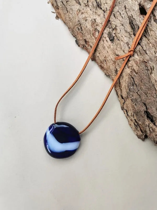 Hand Blown Glass Pendant - Style 16