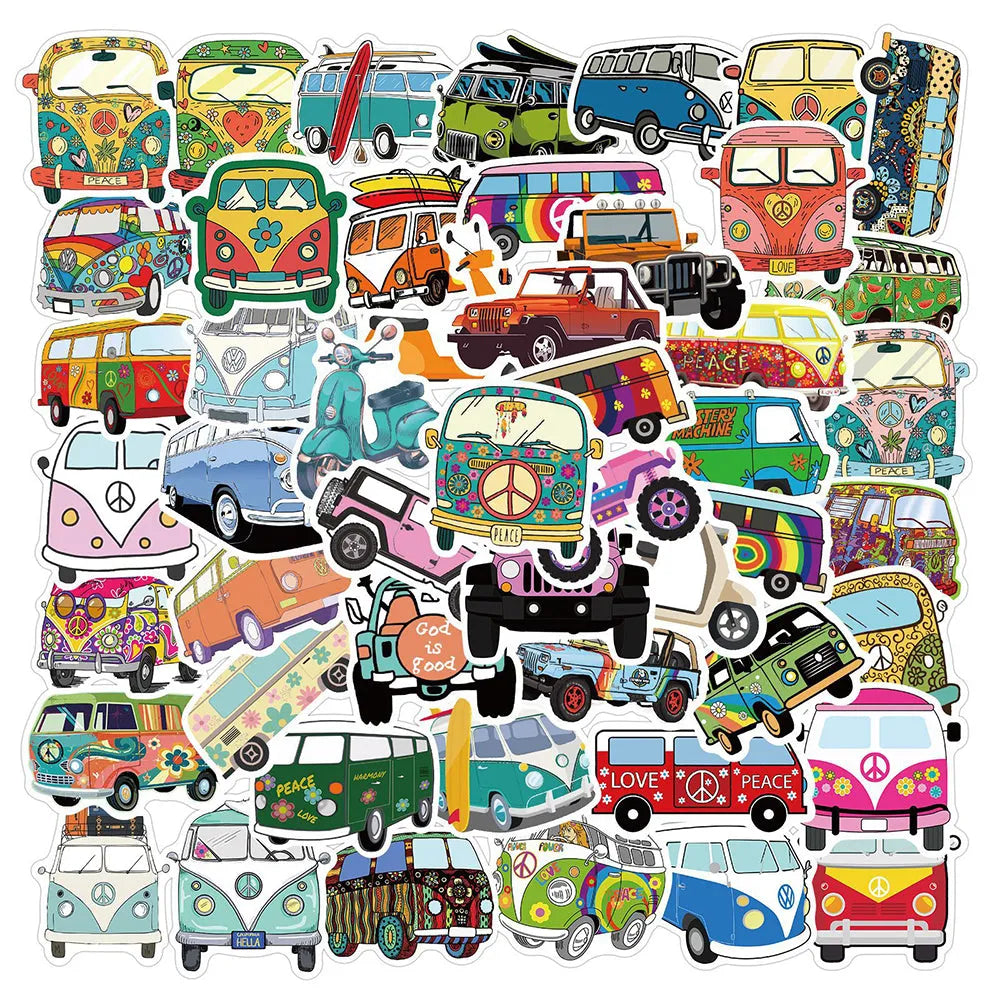 Vintage Sticker (pack of 50)