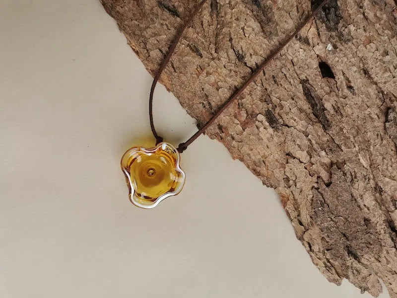 Hand Blown Glass Pendant - Style 11