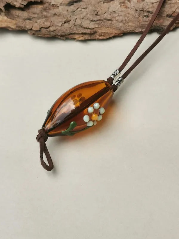 Hand Blown Glass Pendant - Style 20
