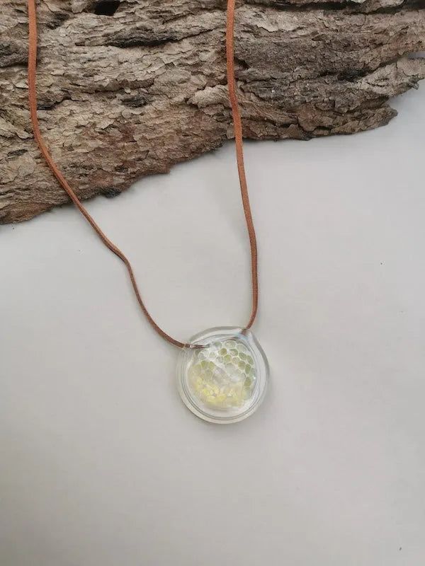 Hand Blown Glass Pendant - Style 21