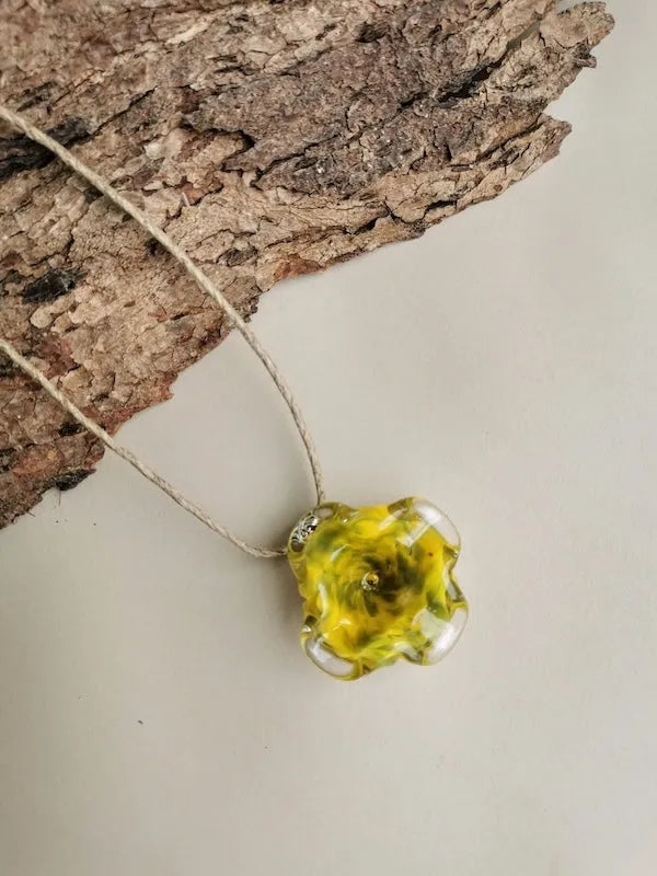 Hand Blown Glass Pendant - Style 15