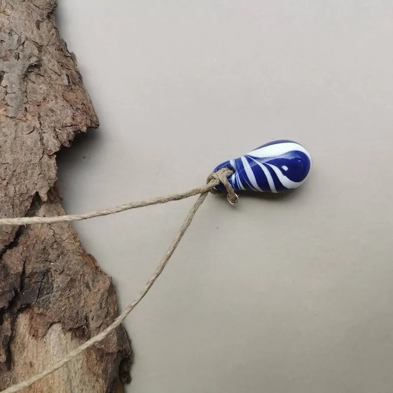 Hand Blown Glass Pendant - Style 3