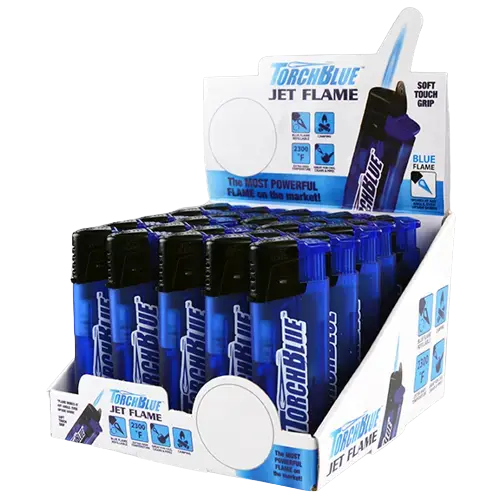 Torch Tower 2 - 3 Tier Countertop Assortment - 62 Pieces Per Retail Ready Display 88675 TORCH BLUE