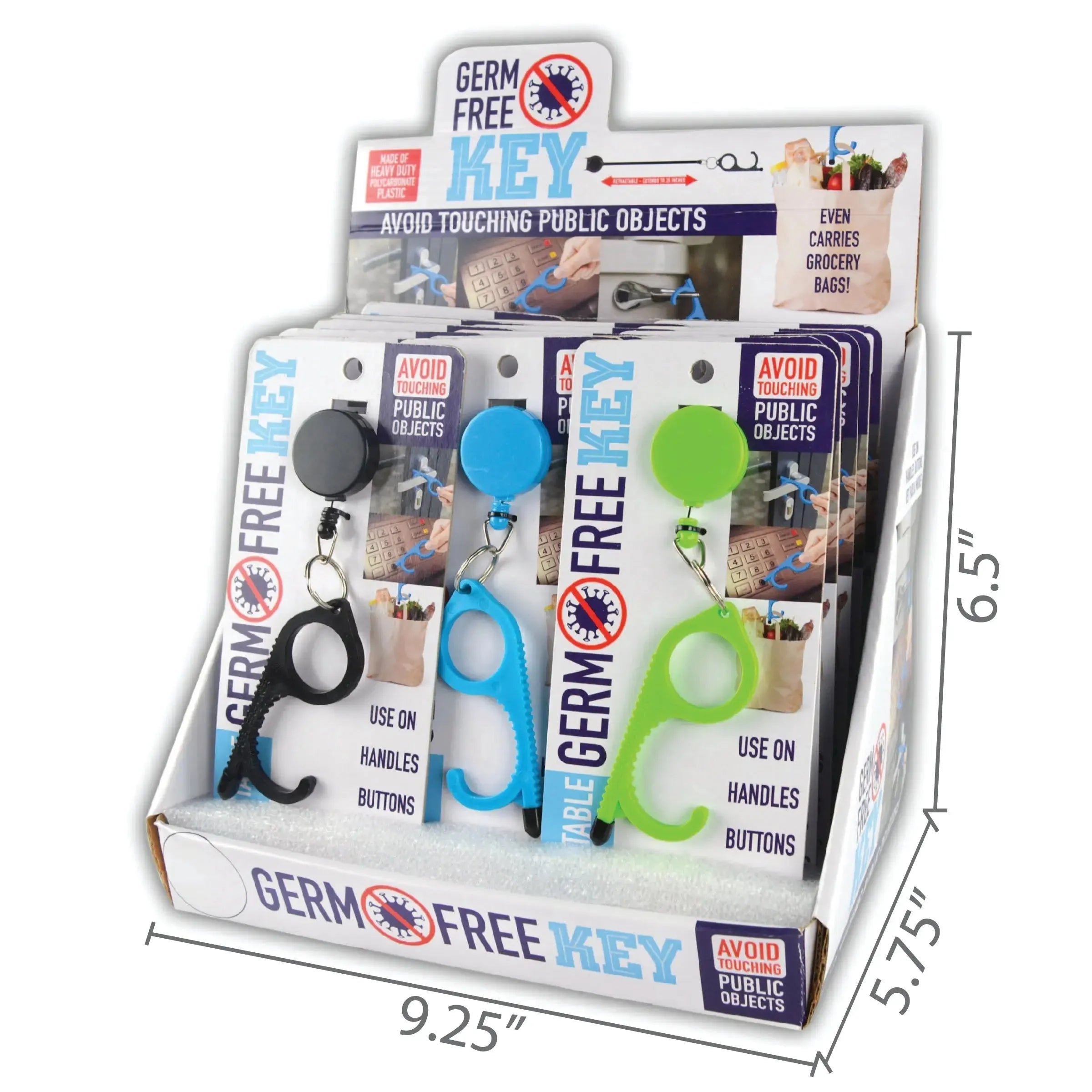 Germ Free Key 18 Pieces Per Retail Ready Display 21696 NOVELTY INC