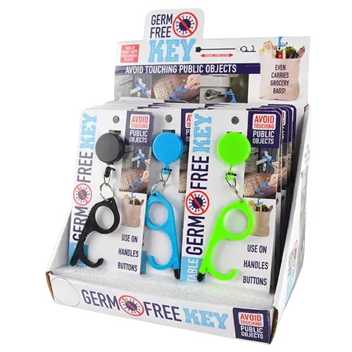 Germ Free Key 18 Pieces Per Retail Ready Display 21696 NOVELTY INC