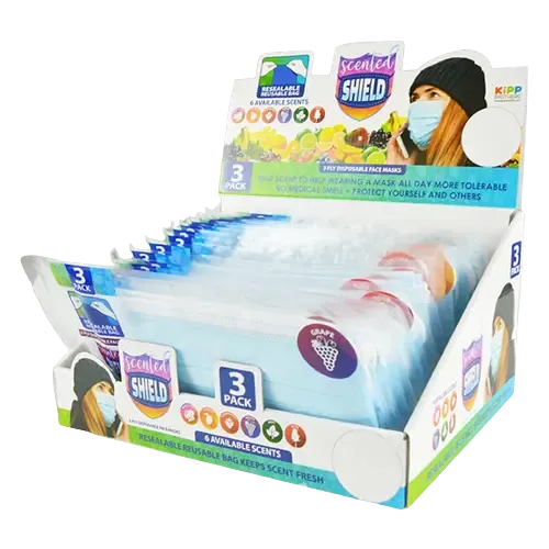 Scented Disp Mask 3 Pack 24 Pieces Per Retail Ready Display 21793 KIPP BROTHERS