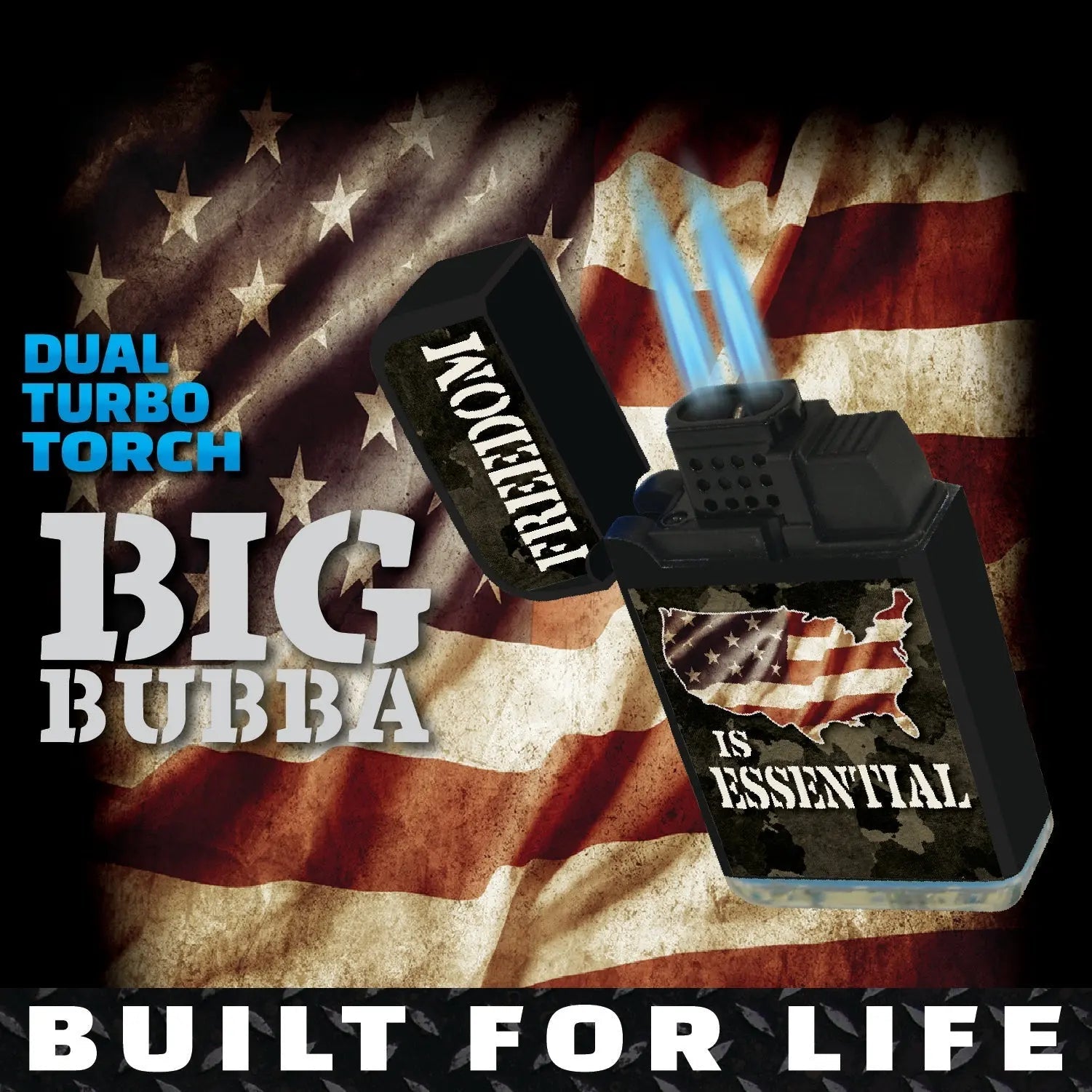 Big Bubba Dual Torch Lighter - 15 Pieces Per Retail Ready Display 23821 SMOKEZILLA