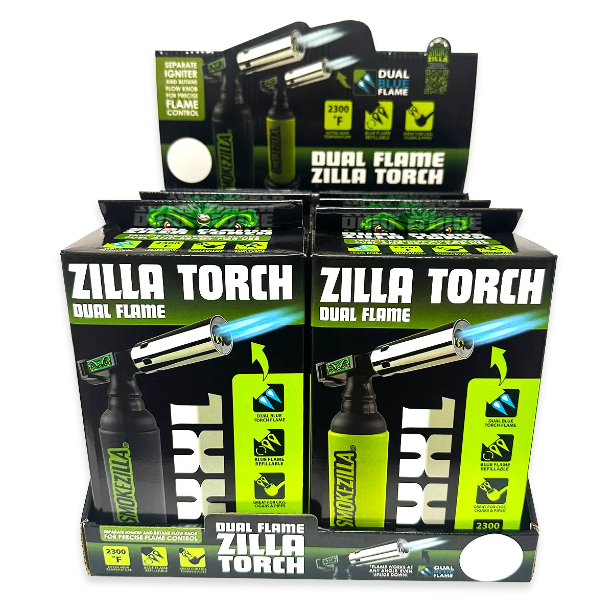 Magnum Zilla Torch Lighter - 6 Pieces Per Retail Ready Display 23119 SMOKEZILLA