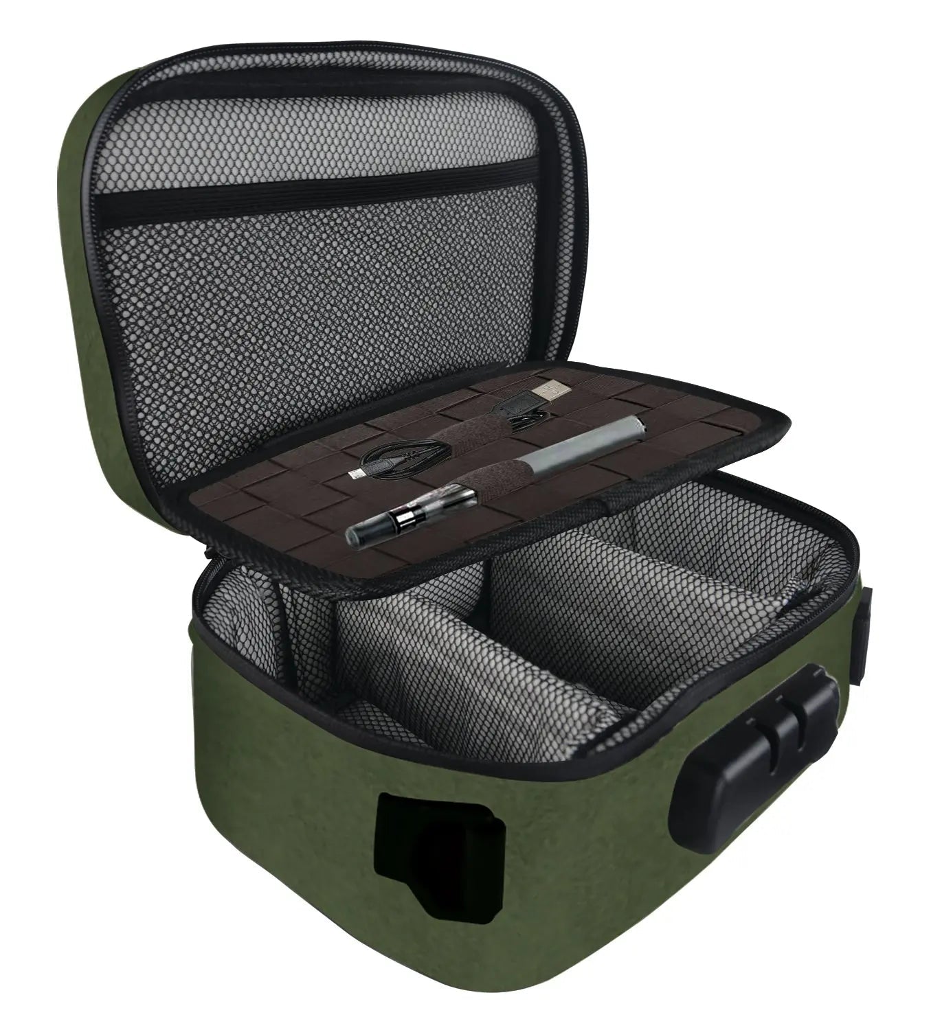 Smell Proof Canvas Lock Bag with Tool Organizer - 4 Pieces Per Retail Ready Display 23318 SMOKEZILLA