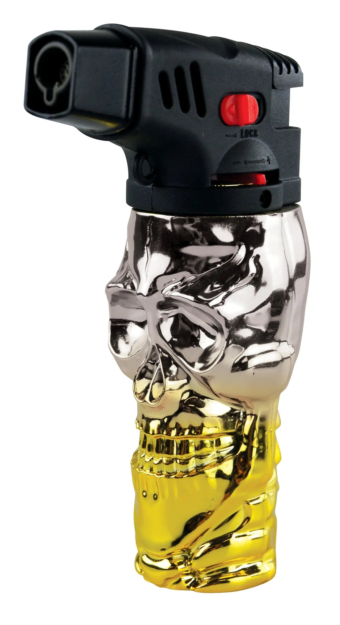 Metallic XXL Skull Torch - 12 Pieces Per Retail Ready Display 23481 SMOKEZILLA