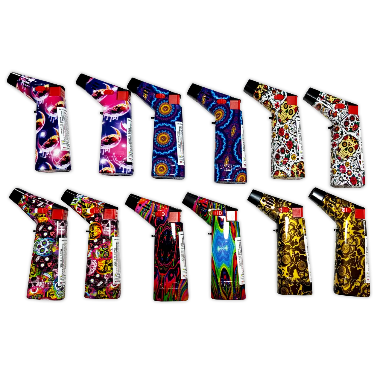 Zinc Torch Lighter - 12 Pieces Per Retail Ready Display 23503 SMOKEZILLA