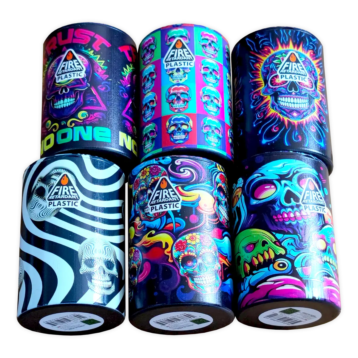 Full Print Butt Bucket Ashtray with LED Light - 6 Pieces Per Retail Ready Display 23784 SMOKEZILLA