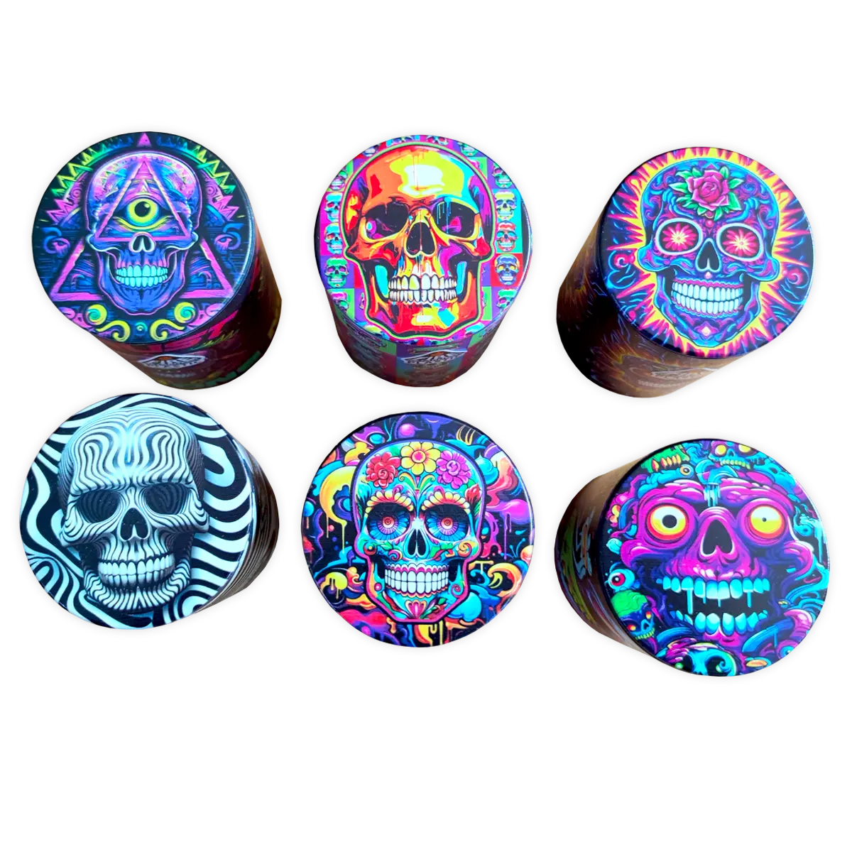 Full Print Butt Bucket Ashtray with LED Light - 6 Pieces Per Retail Ready Display 23784 SMOKEZILLA