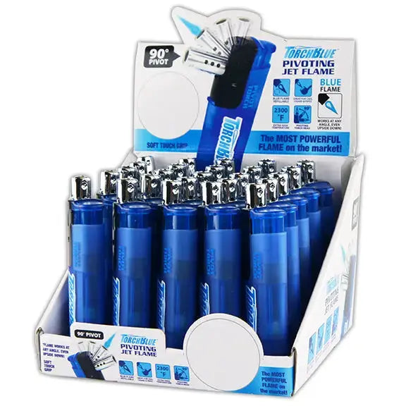 Torch Tower 2 - 3 Tier Countertop Assortment - 62 Pieces Per Retail Ready Display 88675 TORCH BLUE