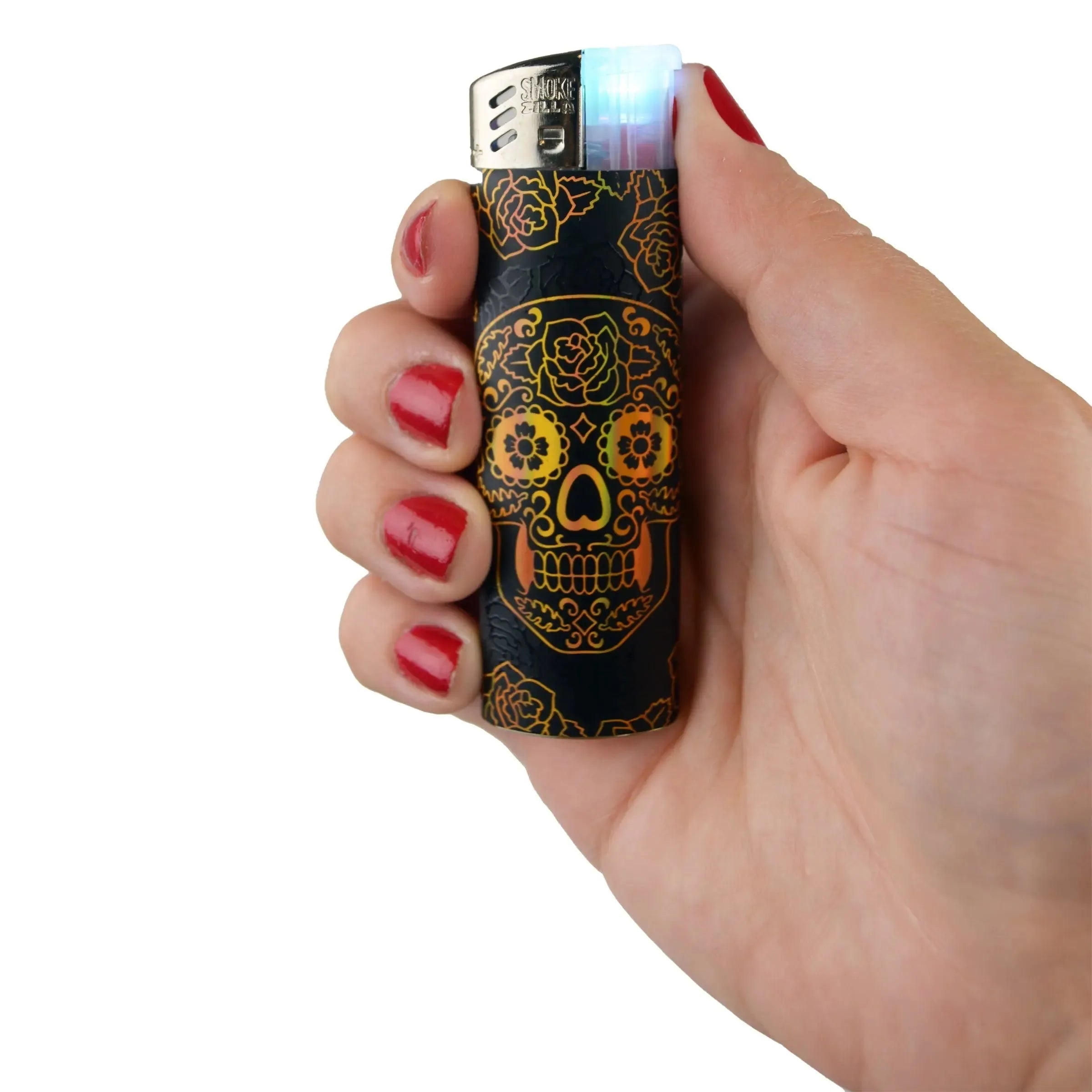 Foil Print Light-Up Lighter - 30 Pieces Per Retail Ready Display 23954 SMOKEZILLA