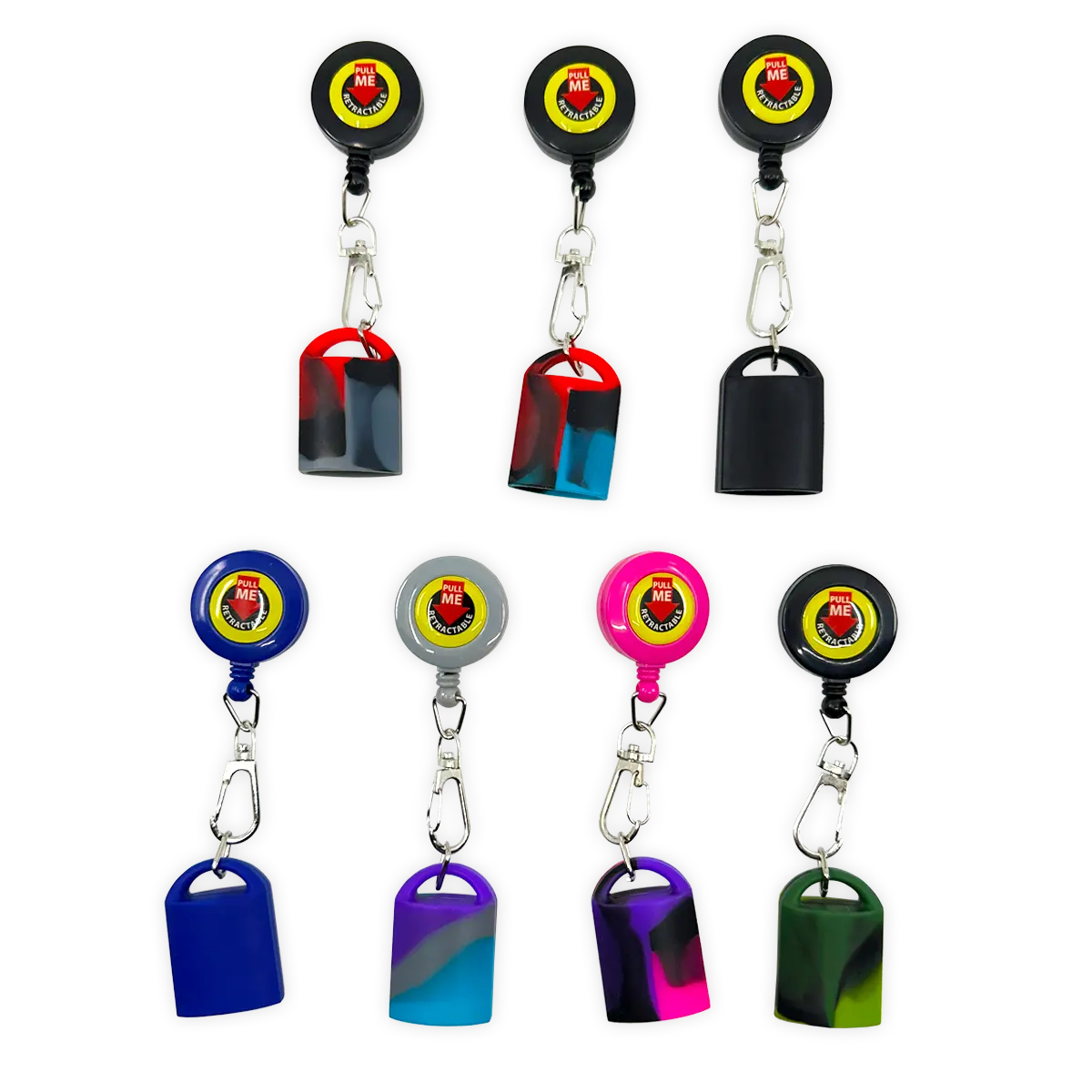 Silicone Lighter Holder with Retractable Cord - 24 Pieces Per Retail Ready Display 24429 SMOKEZILLA