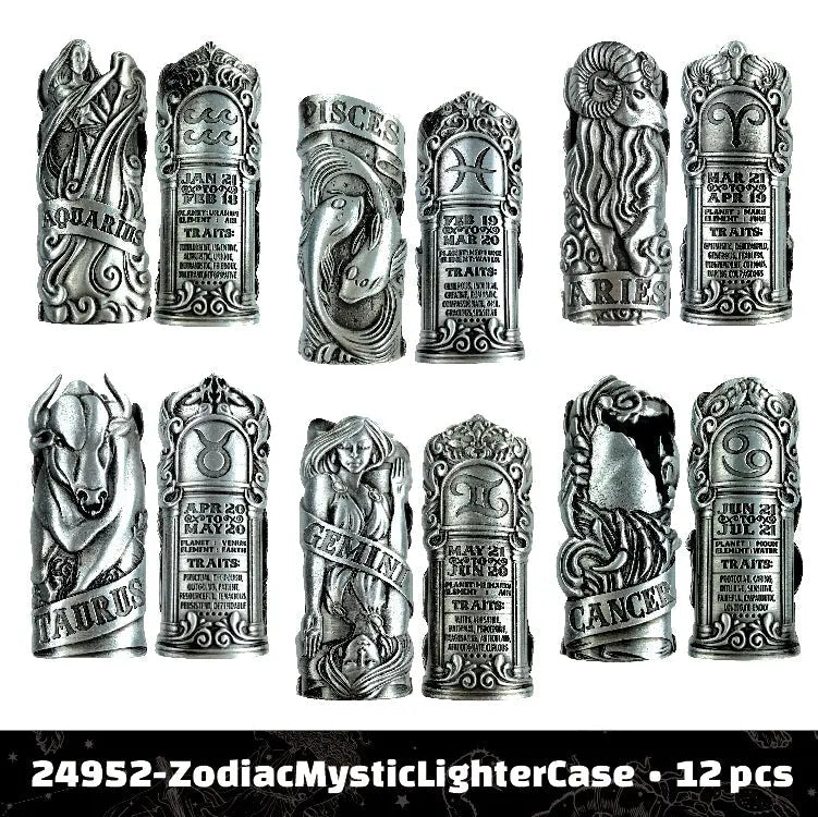 Zodiac Lighter Case - 12 Pieces Per Retail Ready Display 24952 SMOKEZILLA
