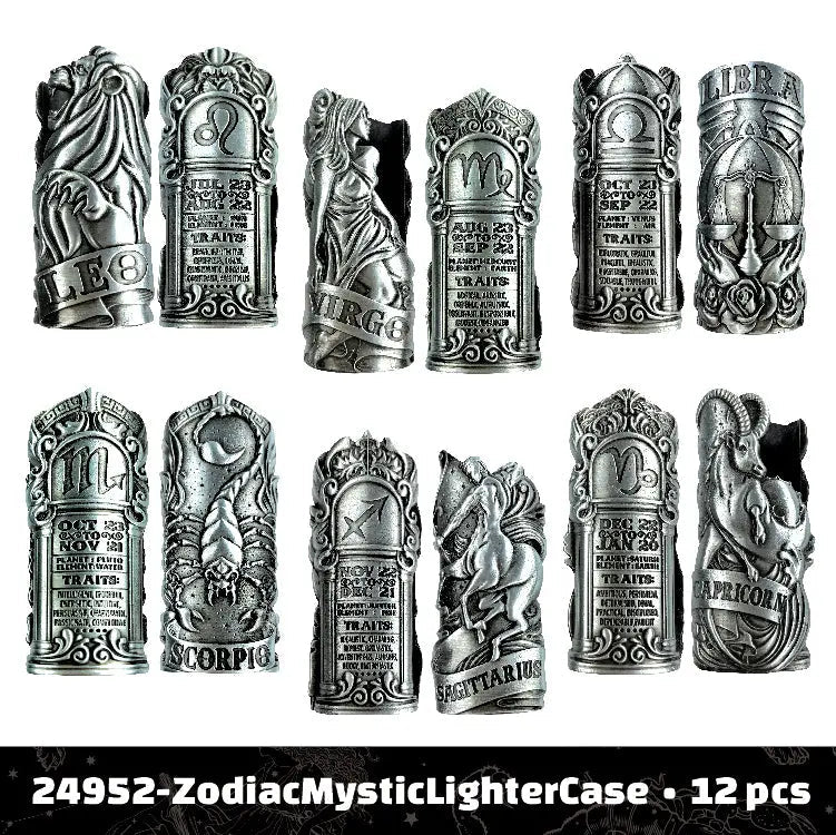 Zodiac Lighter Case - 12 Pieces Per Retail Ready Display 24952 SMOKEZILLA