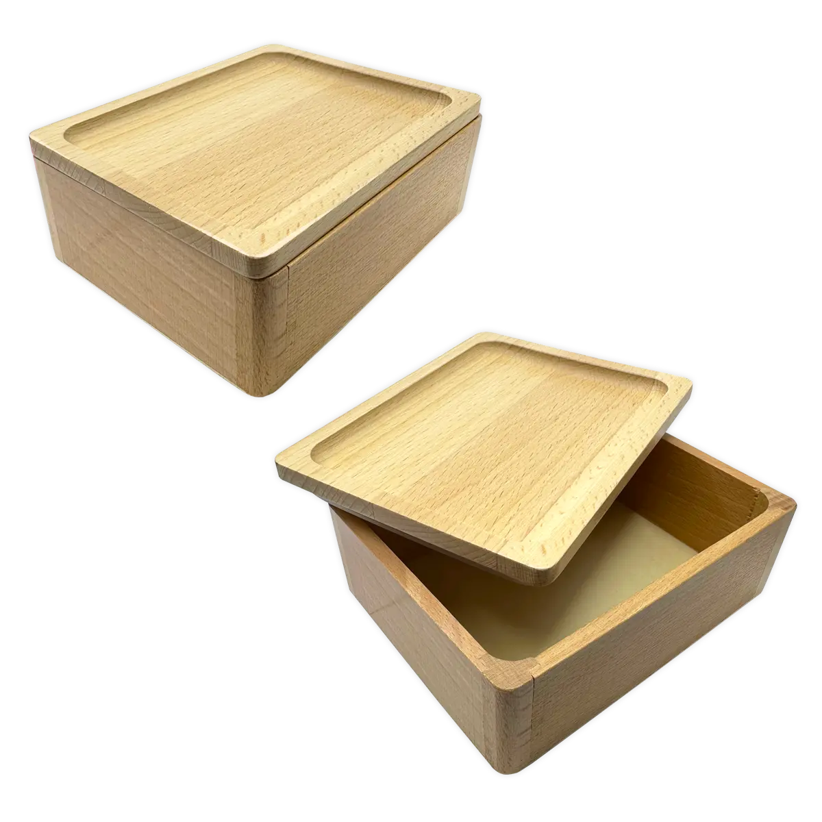 Wood Storage Box with Wood Tray Lid- 6 Pieces Per Retail Ready Display 25100 SMOKEZILLA