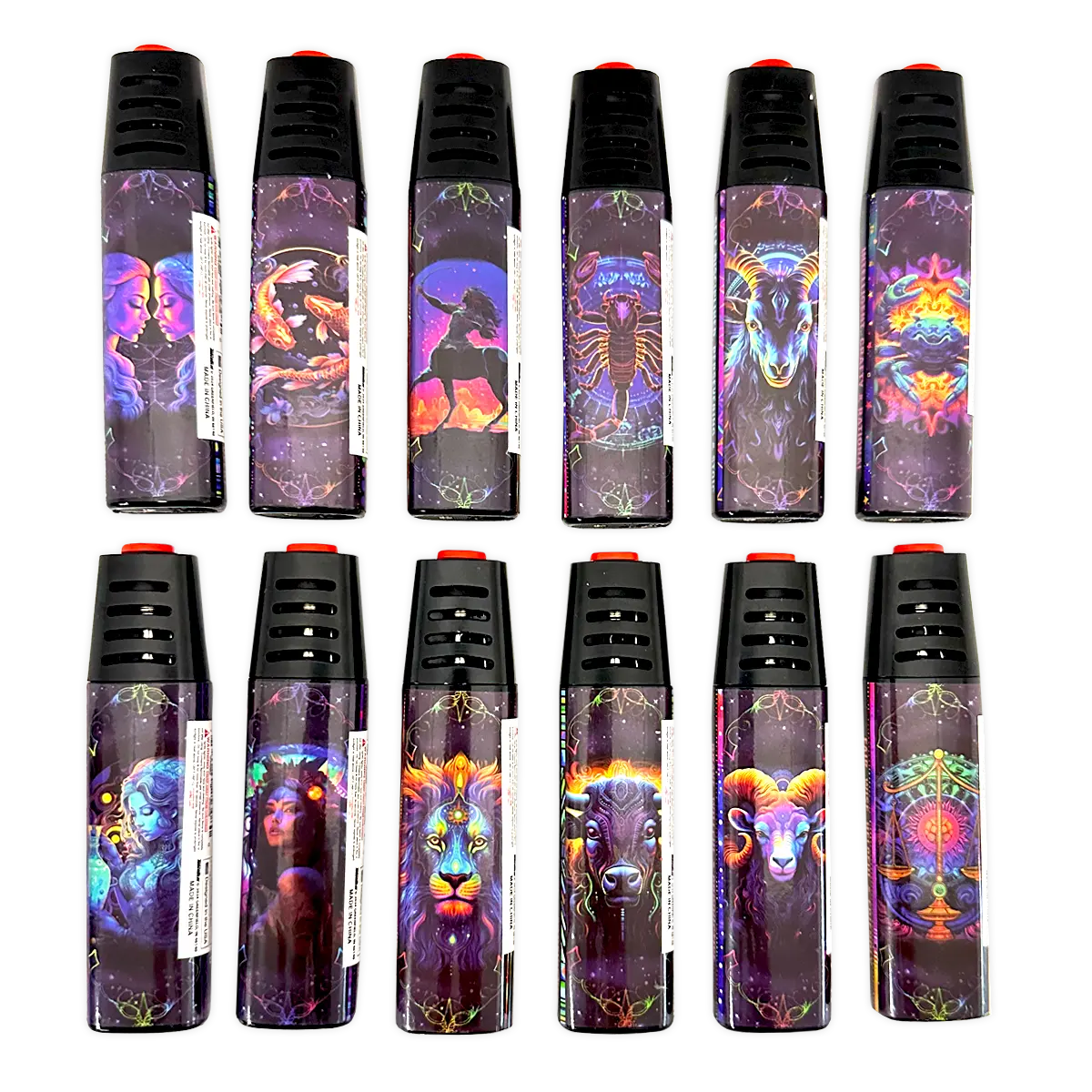 Zodiac Lighter - 12 Pieces Per Retail Ready Display 25308 SMOKEZILLA