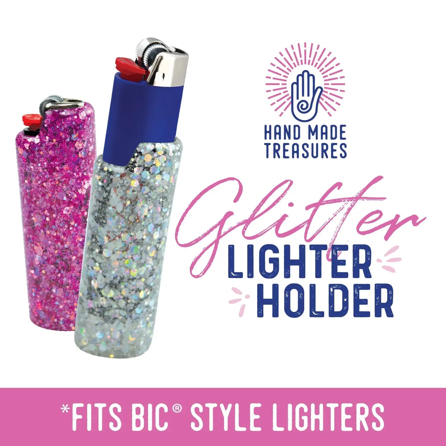 Glitter Lighter Case - 12 Pieces Per Retail Ready Display 25375 SMOKEZILLA