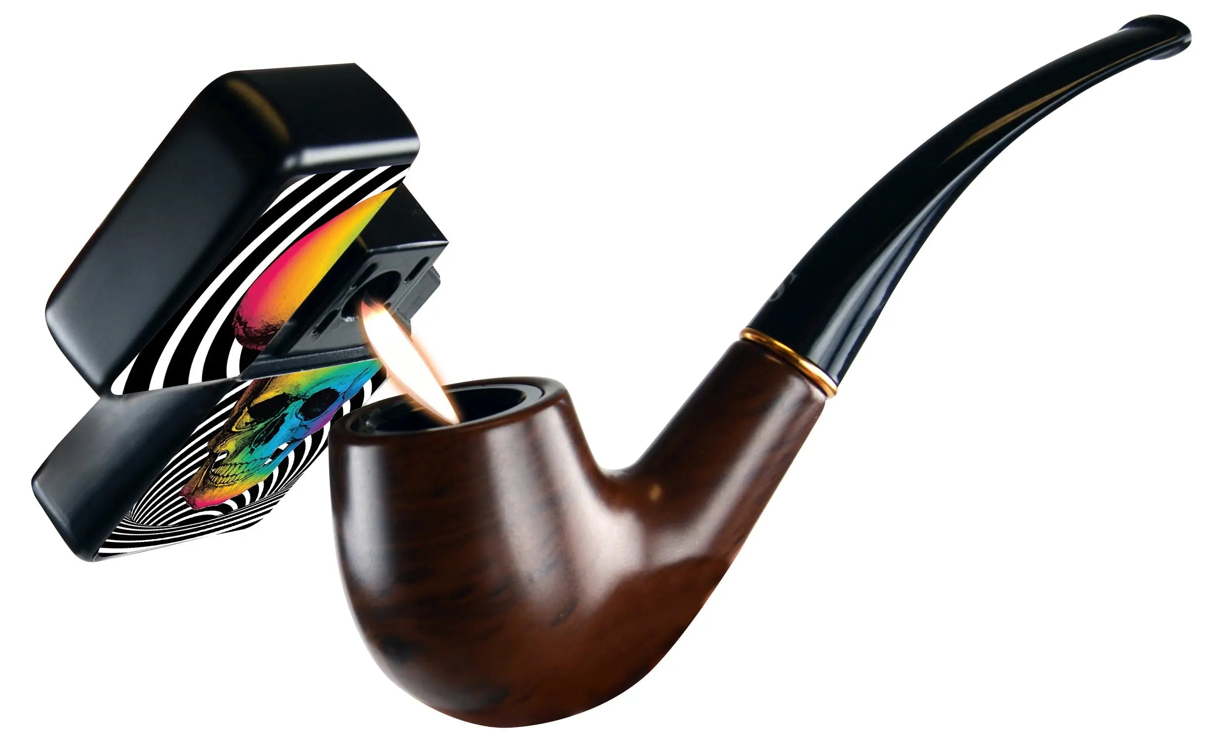 Metal Flip Top Pipe Torch Lighter - 12 Pieces Per Retail Ready Display 26669 SMOKEZILLA