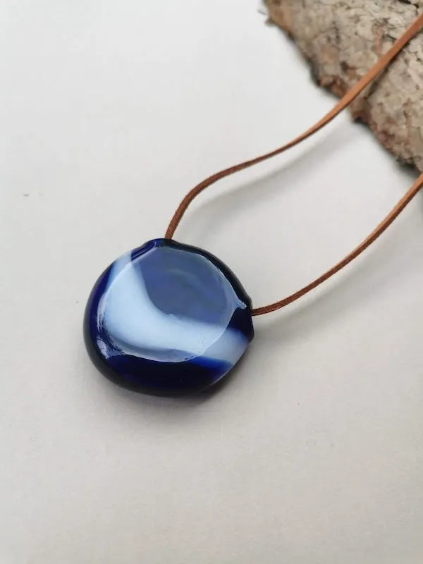 Hand Blown Glass Pendant - Style 16
