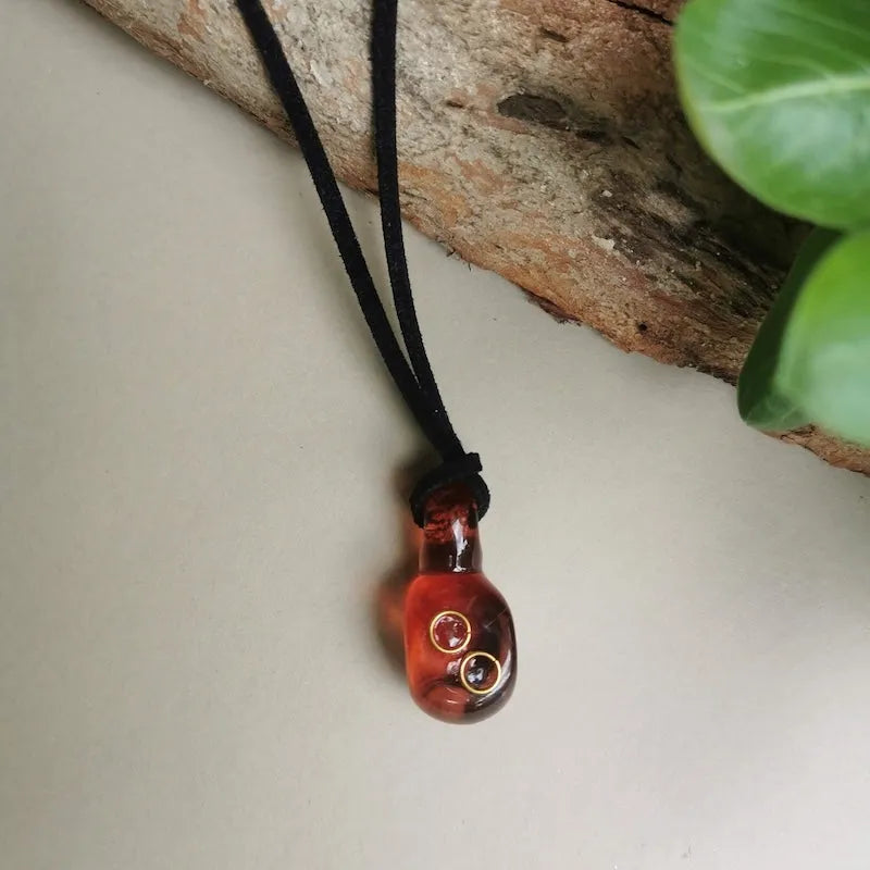 Hand Blown Glass Pendant - Style 6