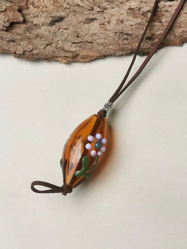 Hand Blown Glass Pendant - Style 20