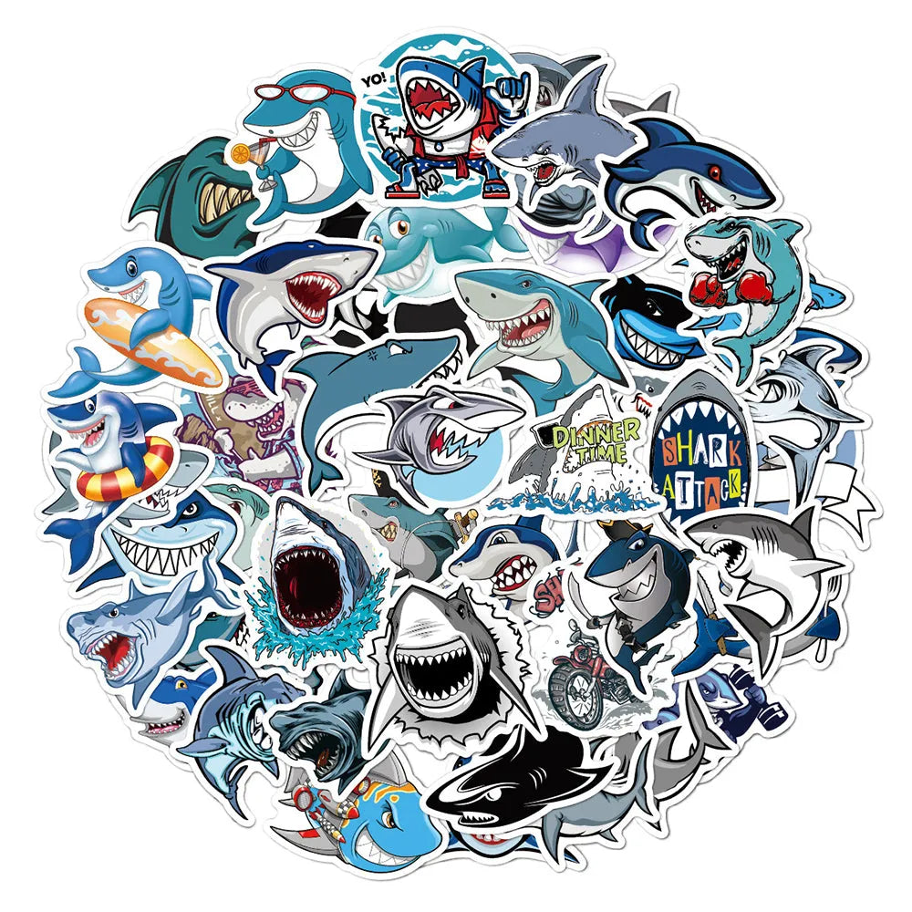 Shark Sticker (pack of 50)