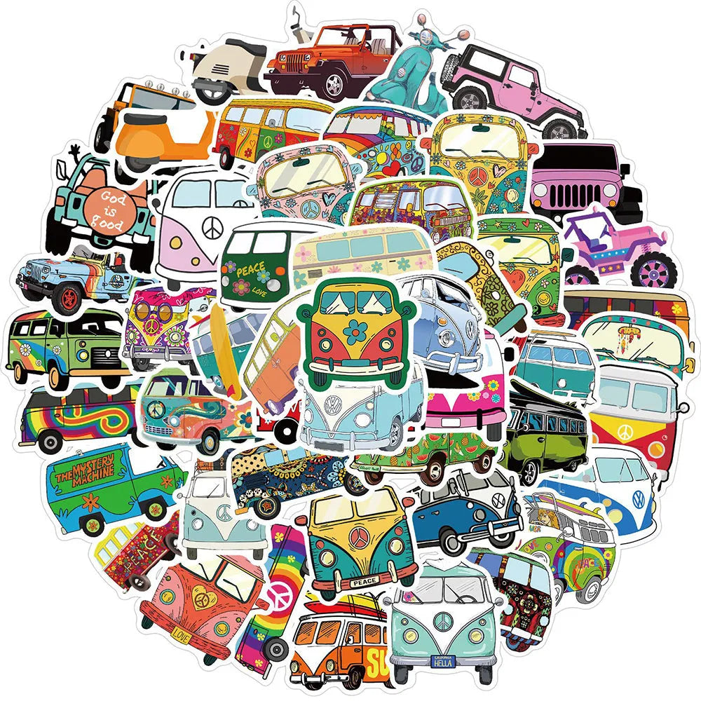 Vintage Sticker (pack of 50)