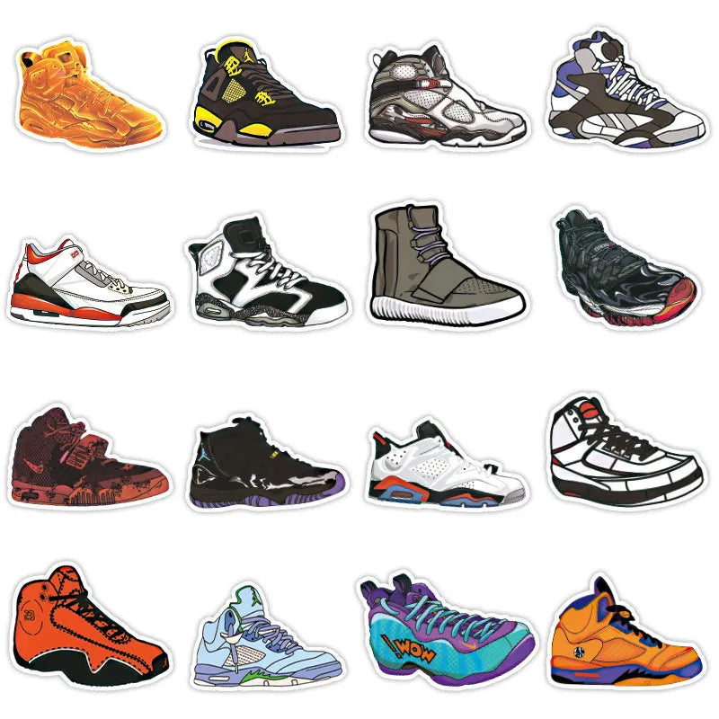 Nike Sneakers Stickers (pack of 100)
