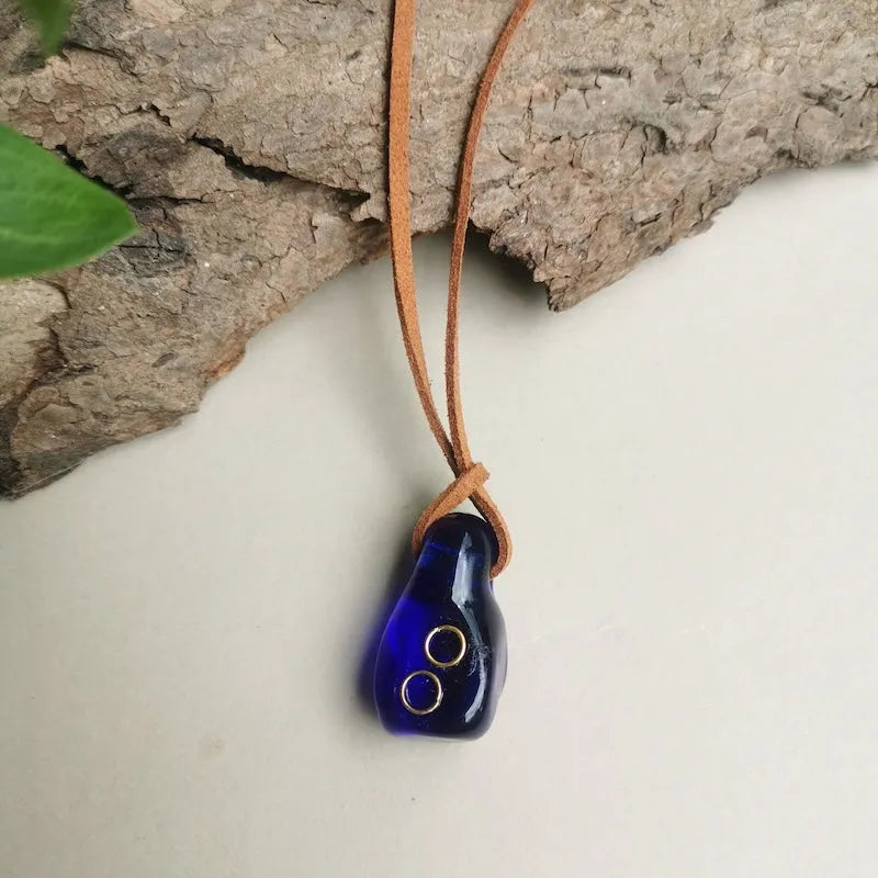 Hand Blown Glass Pendant - Style 8
