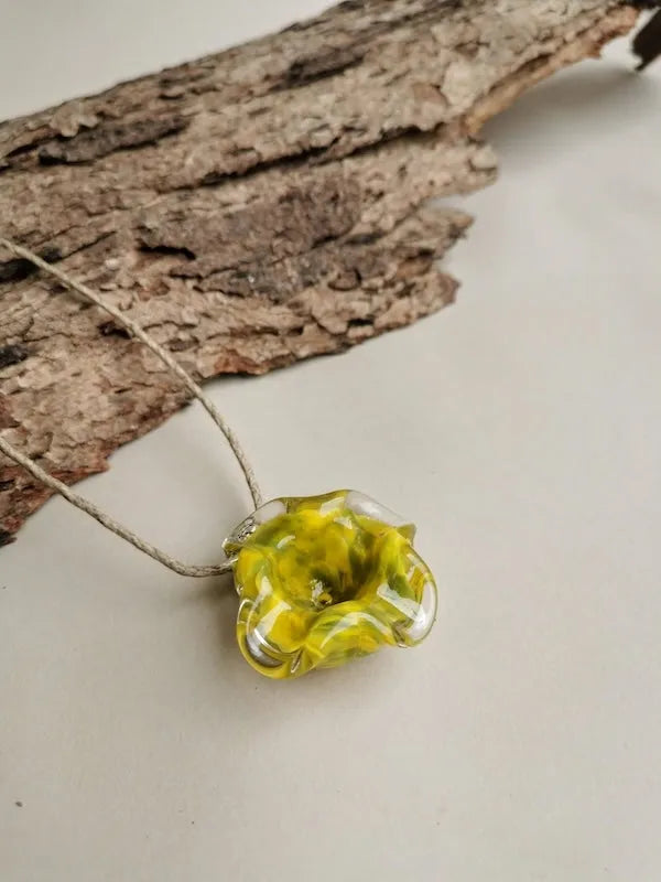 Hand Blown Glass Pendant - Style 15