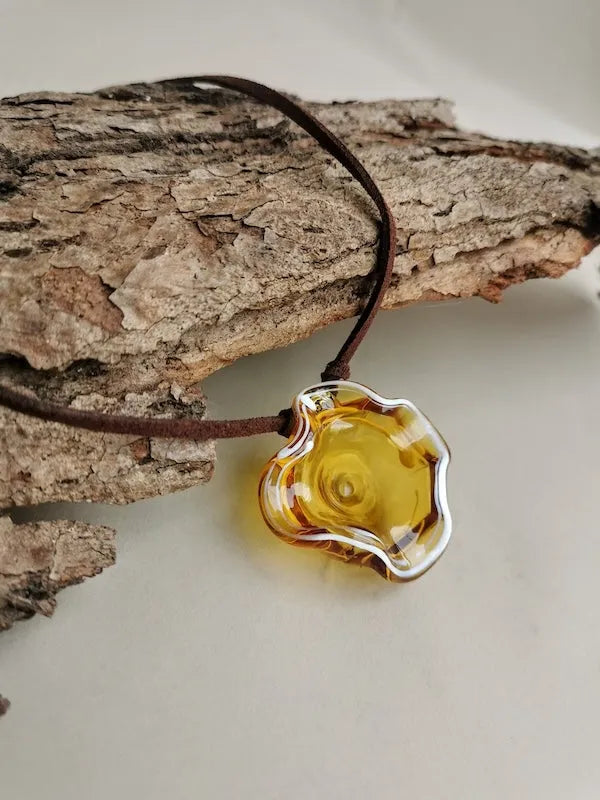 Hand Blown Glass Pendant - Style 11