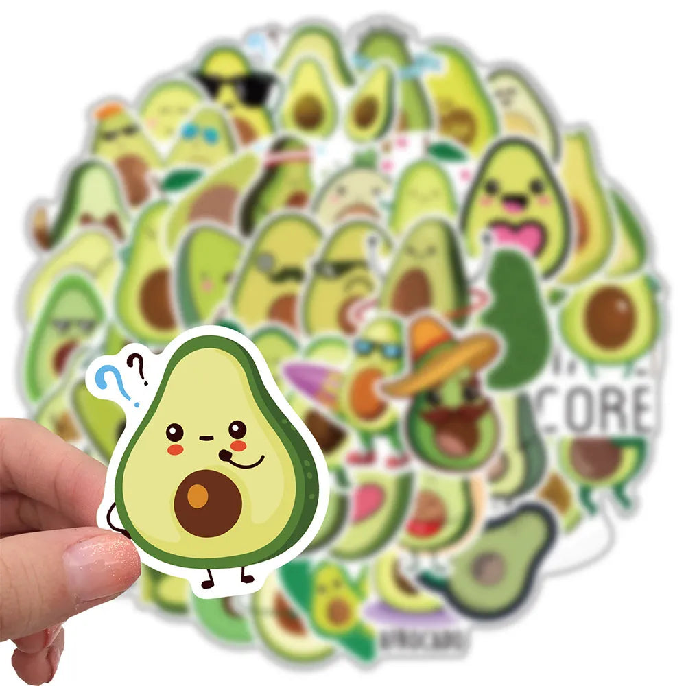 Avocado Sticker (pack of 50)