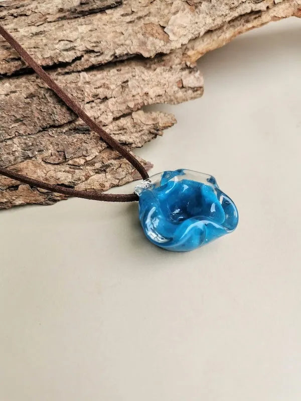 Hand Blown Glass Pendant - Style 14