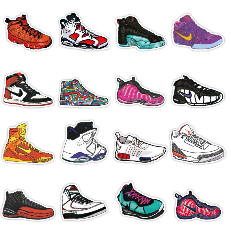 Nike Sneakers Stickers (pack of 100)