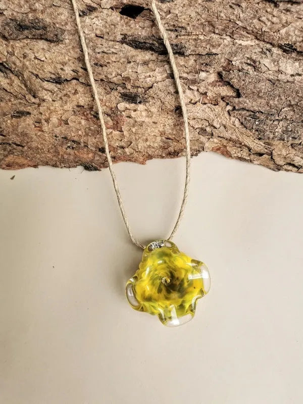 Hand Blown Glass Pendant - Style 15