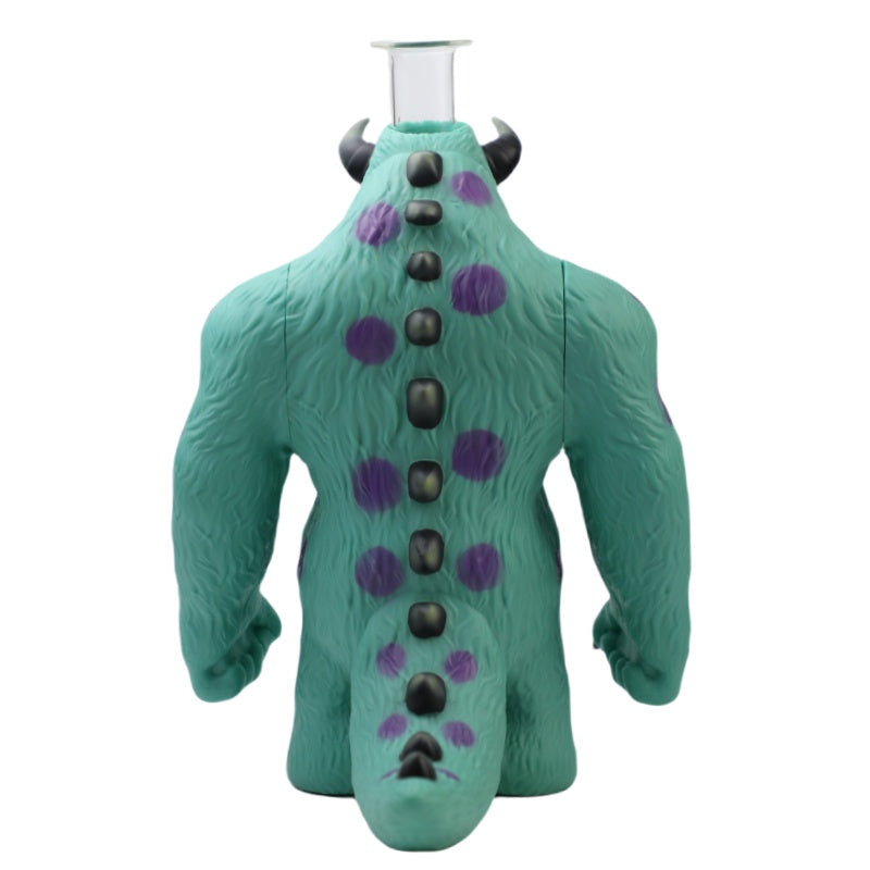 Glass Water Pipe - Blue Monster (11")