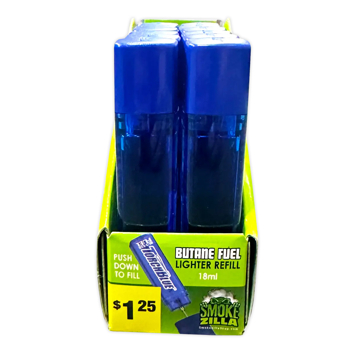 18ML Bulk Torch Blue Butane Refill - 12 Pieces Per Retail Ready Display 40311 TORCH BLUE