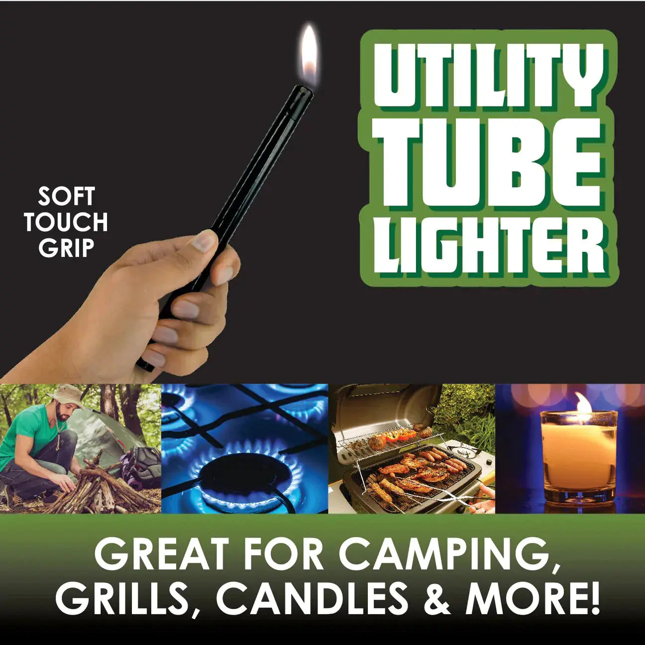 Utility Tube Lighter - 12 Pieces Per Retail Ready Display 40861 SMOKEZILLA