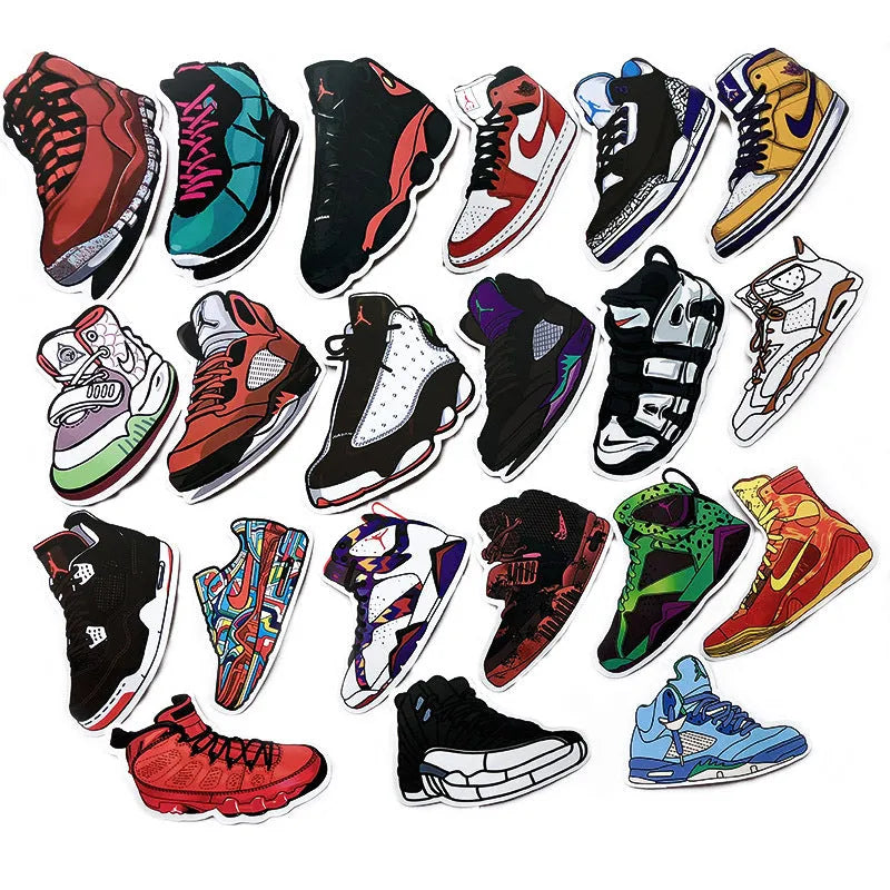 Nike Sneakers Stickers (pack of 100)